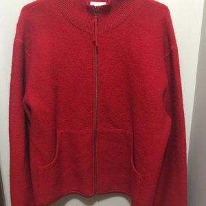 Willi Smith Boiled Wool Zippered Jacket